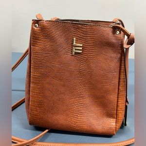 London Fog Coco Lizard satchel